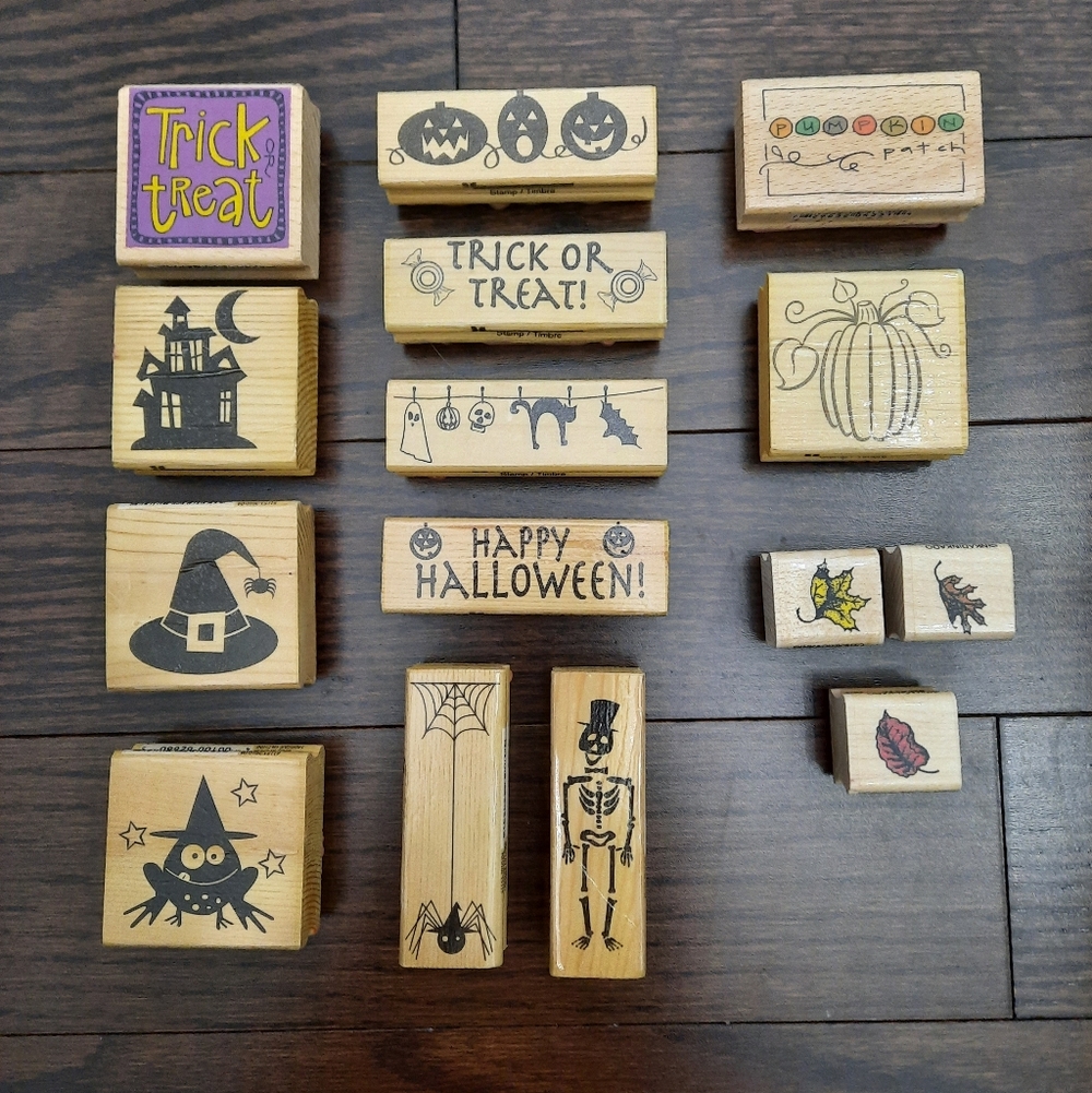 Halloween and Autumn Rubber Stamps